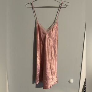 In Bloom Size S pink lace slip dress nightgown lingerie